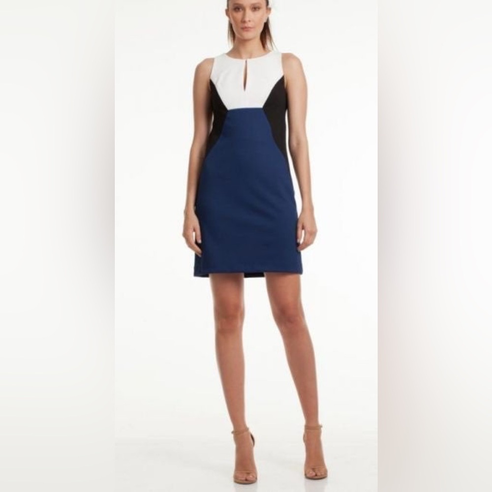 Trina Turk Evelyn Colorblock Sleeveless Dress Size 8 NWT